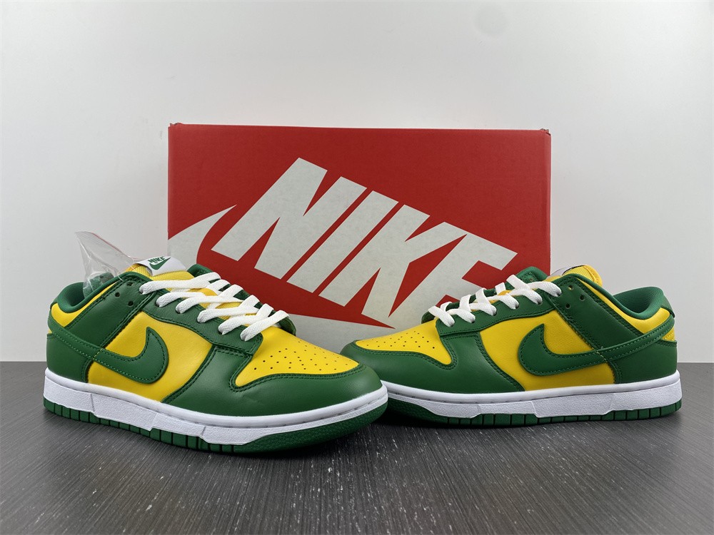 from Nike Dunk SB Low SP Brazil CU1727-700