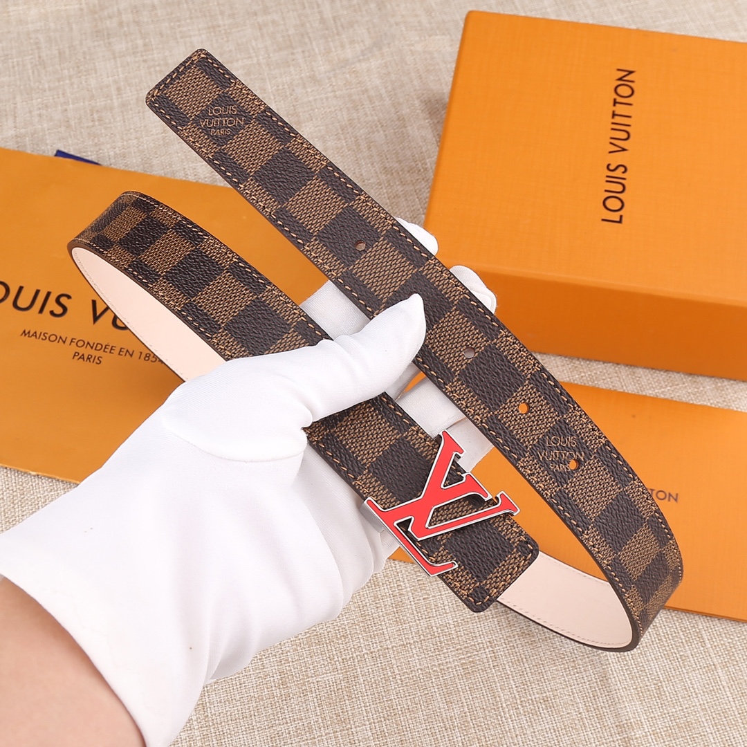 L*ouis V*uitton Belts Top Quality 30MM