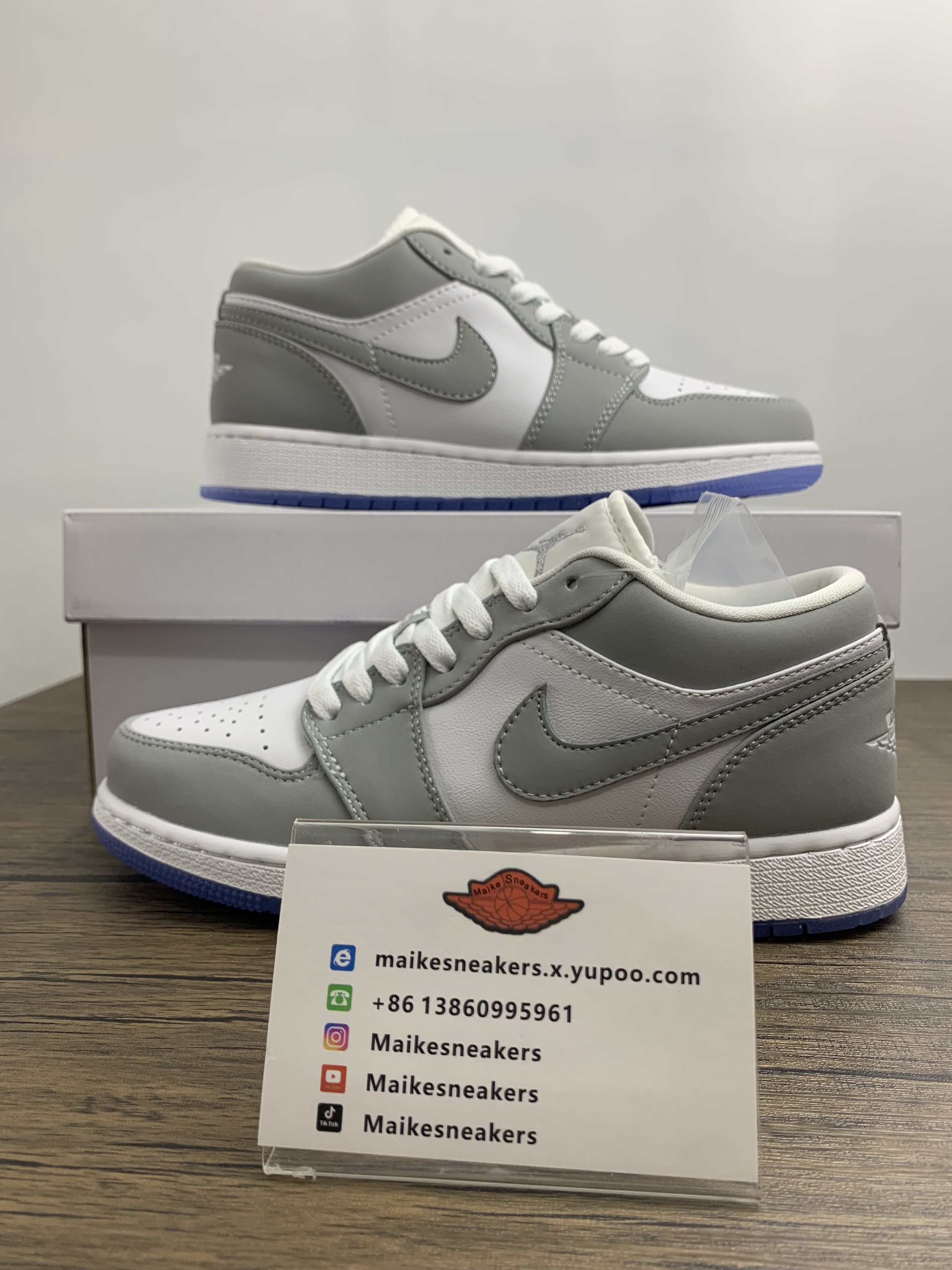 Air Jordan 1 Low Wolf Grey D*ior AJ1