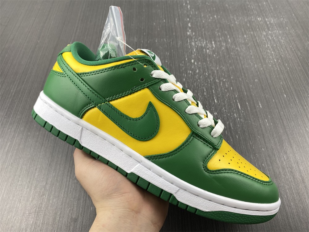 from Nike Dunk SB Low SP Brazil CU1727-700