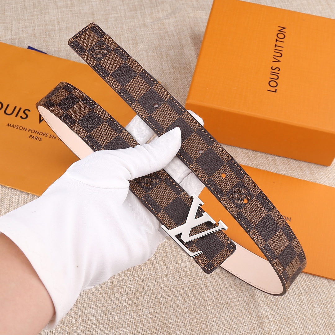 L*ouis V*uitton Belts Top Quality 30MM
