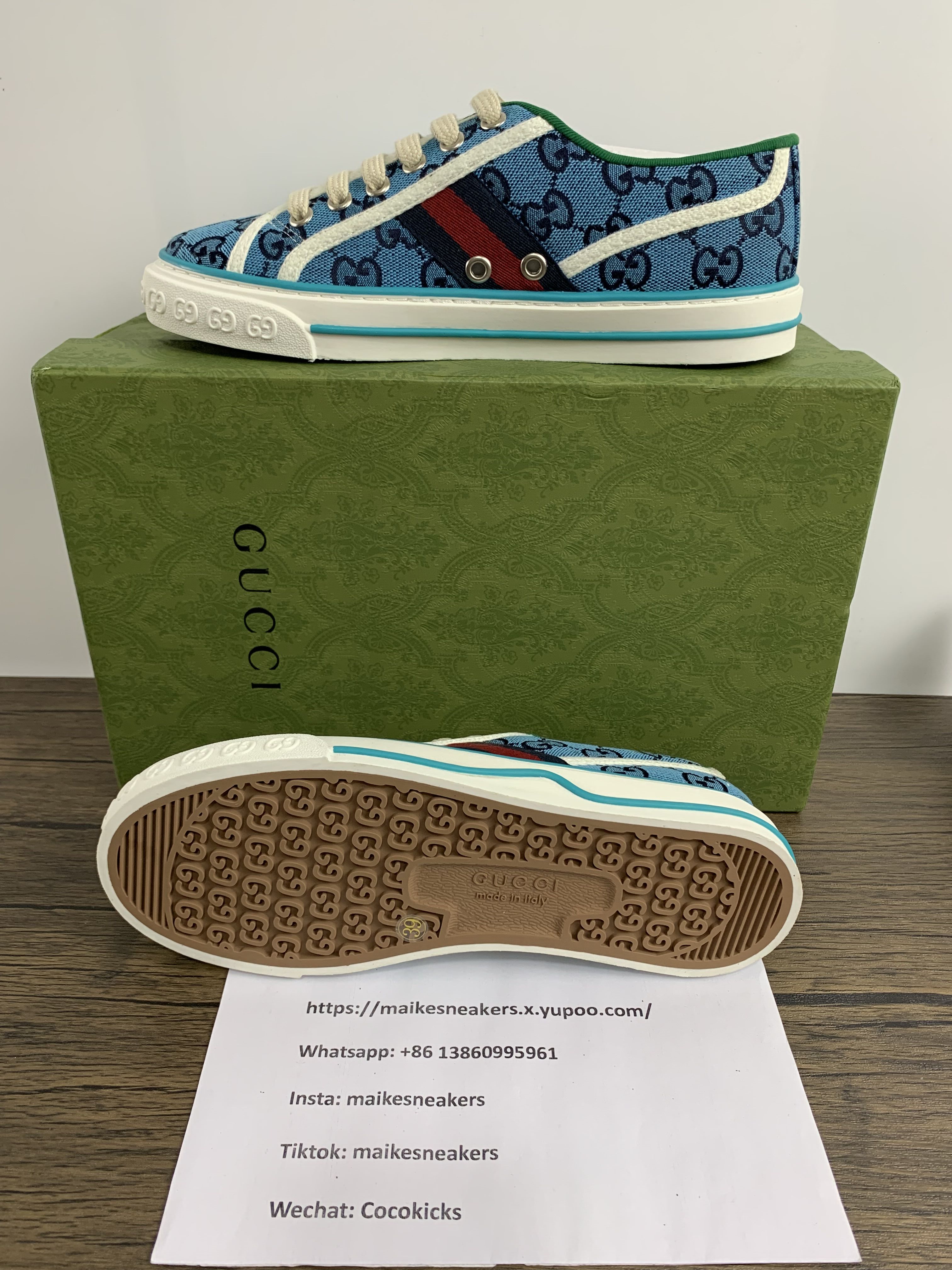 Men Women G*ucci Arrival tennis 1977 Top Sneaker