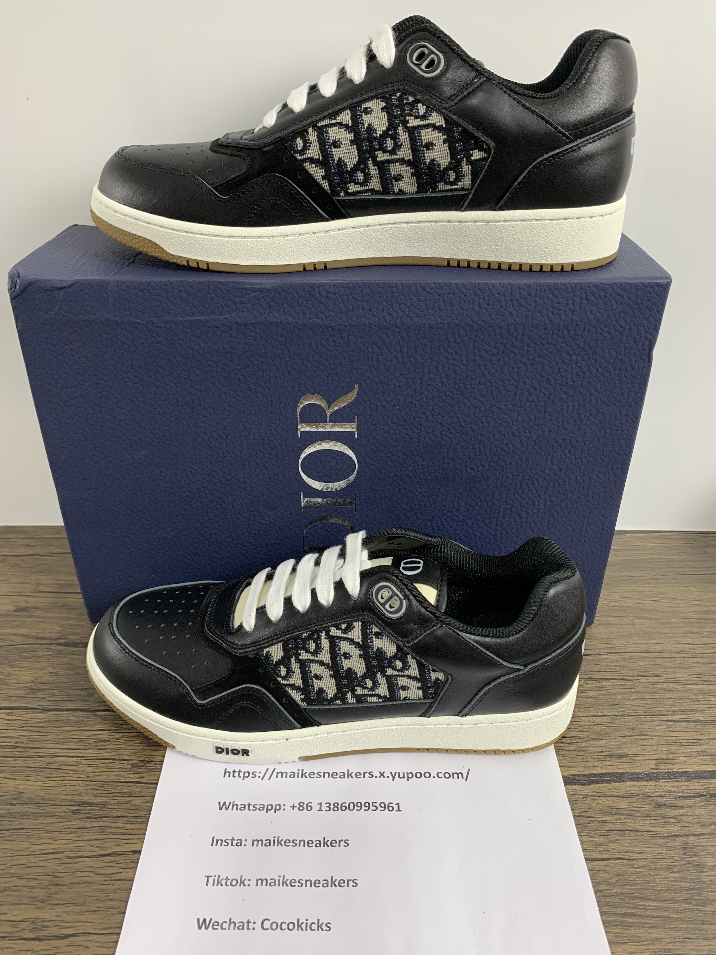 Men Women D*ior Top Sneakers