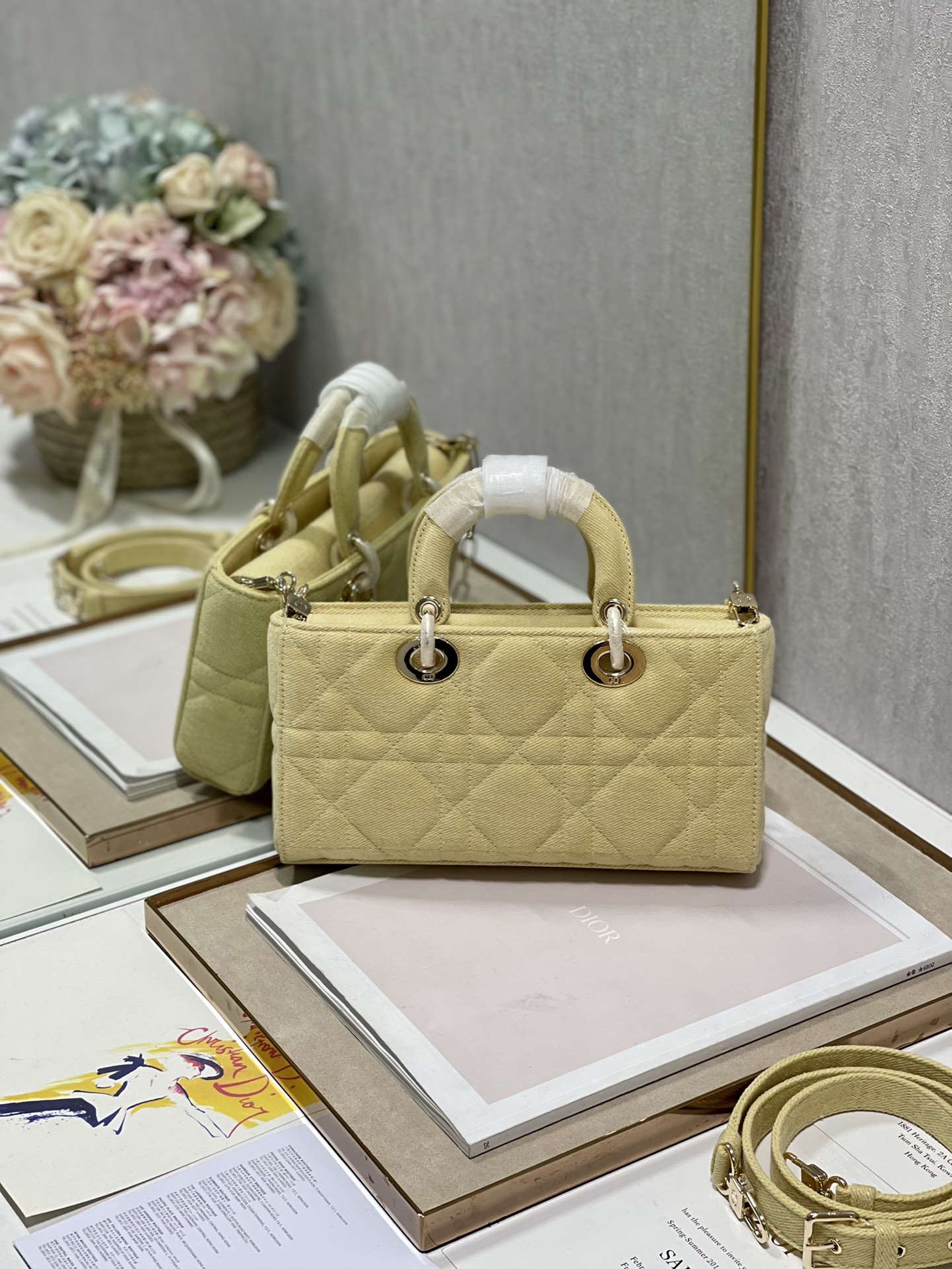 D*ior Bag Top Quality 26*6*14cm