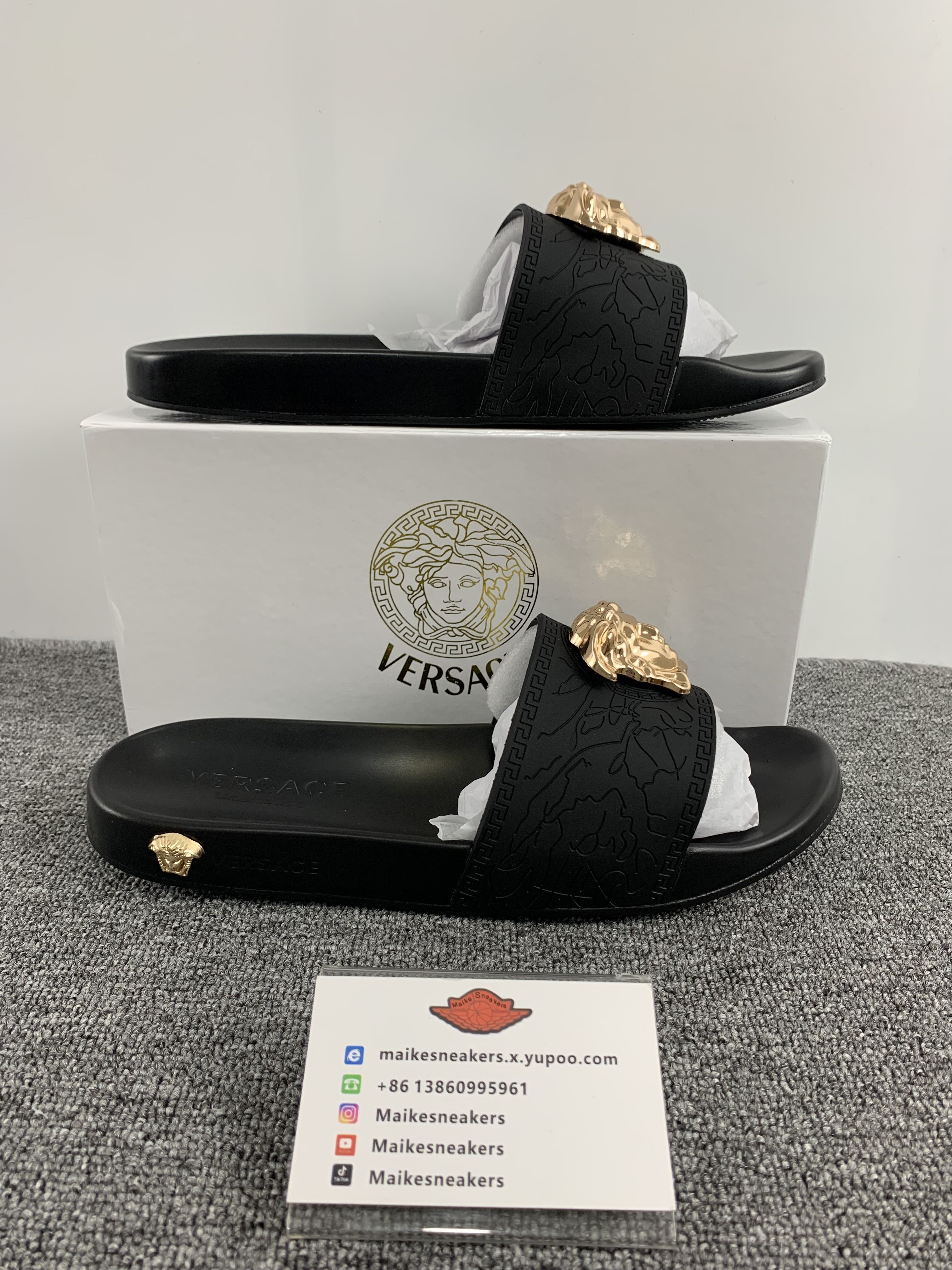 Men Women V*ersace Top Sandals