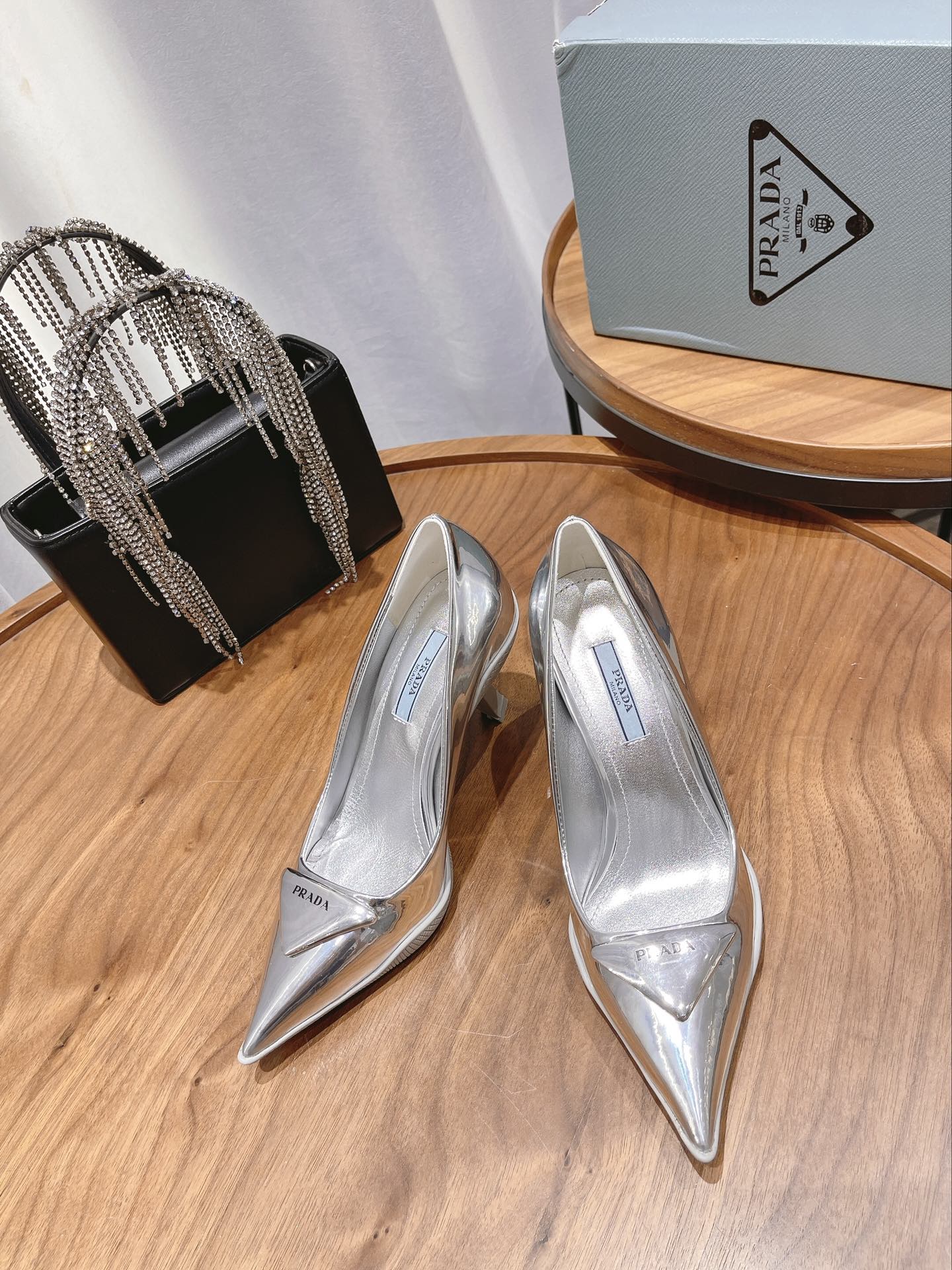 Women P*rada Top Quality Sandals