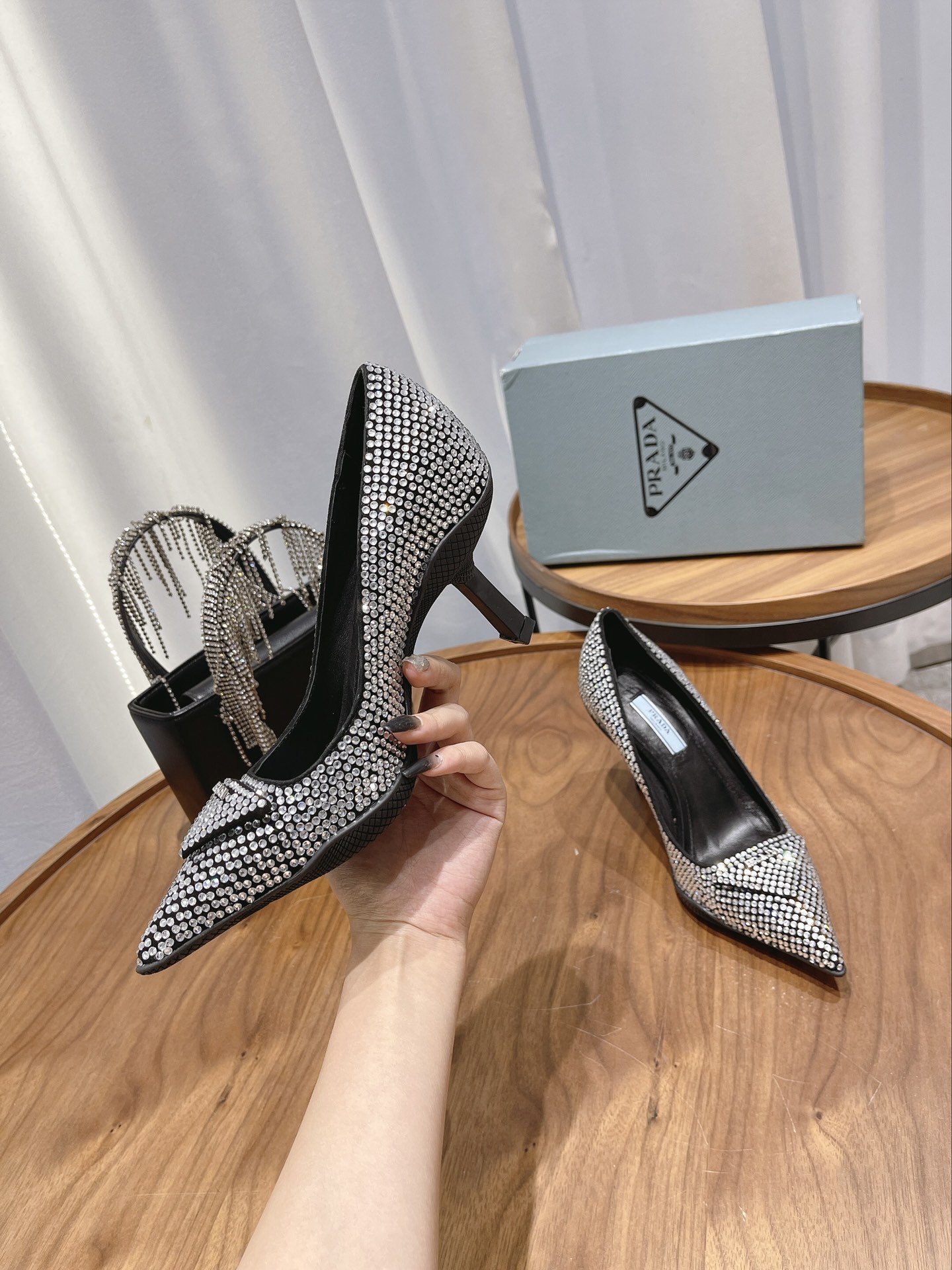 Women P*rada Top Quality Sandals