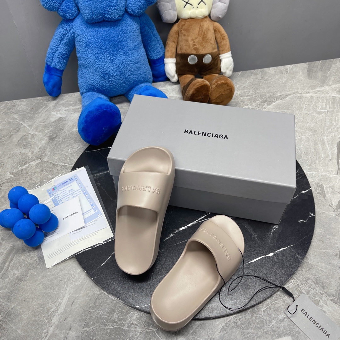 Men Women B*lenciaga Top slippers