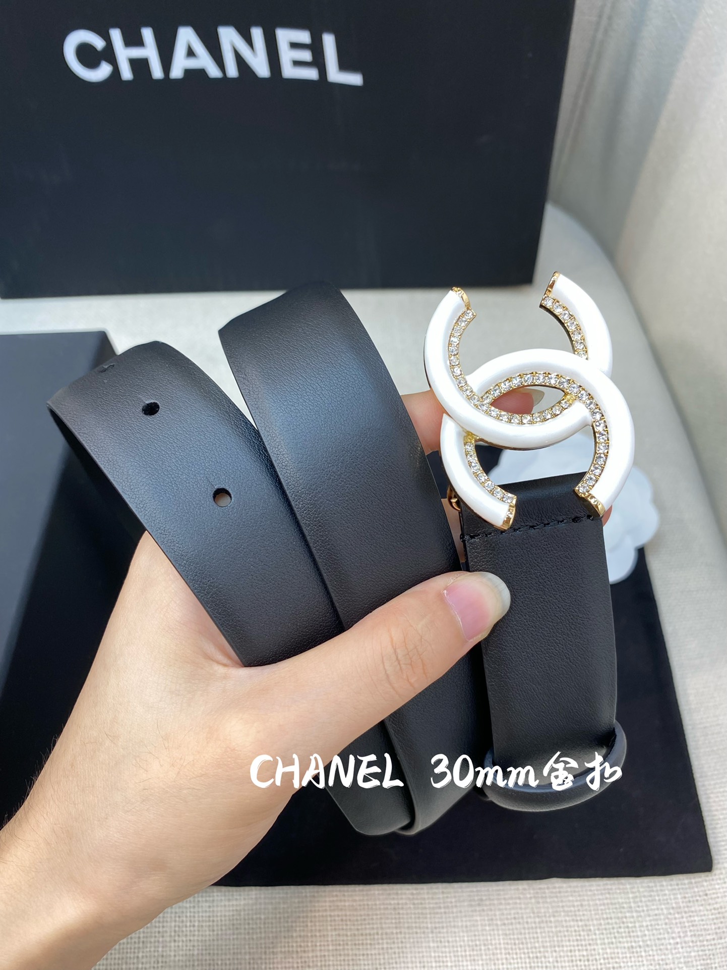 C*hanel Belts Top Quality 30MM