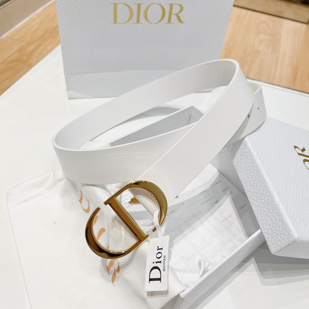 D*ior Belts Top Quality 35MM