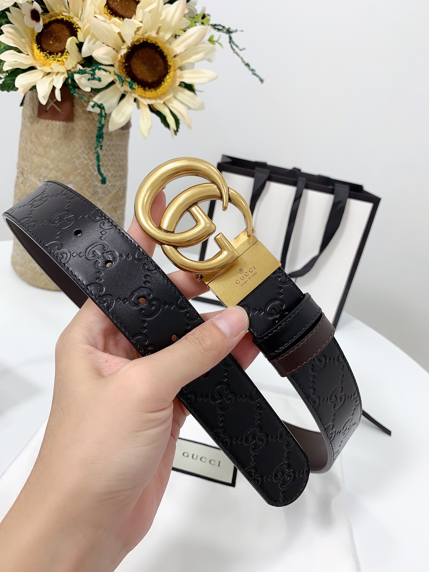 G*ucci Belts Top Quality 37MM