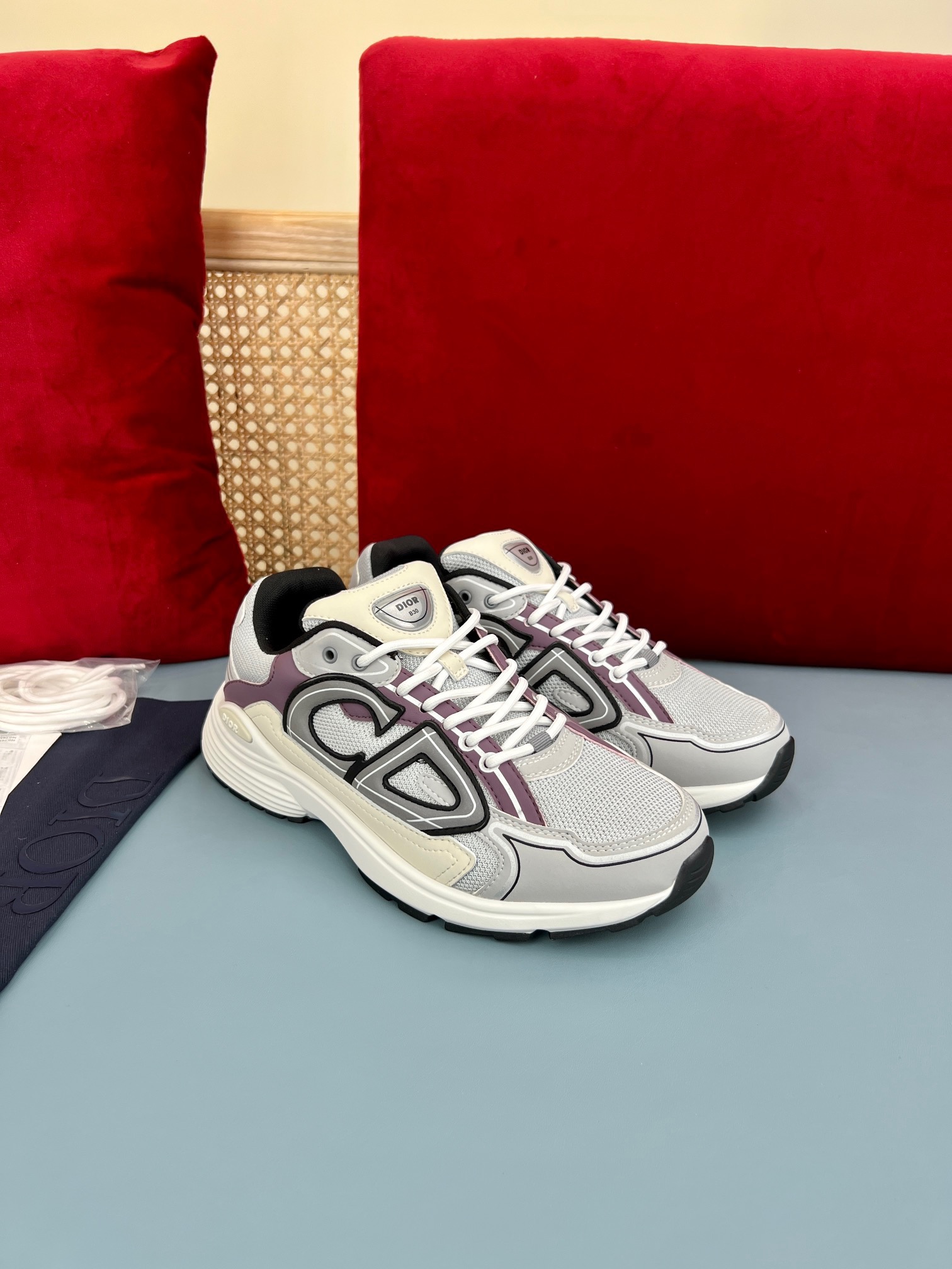 Men Women D*ior b30 Top Sneaker