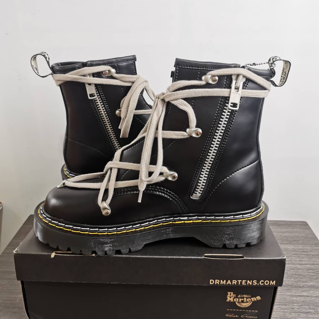 Men Women R*ick O*wens Dr. M*artens Top Sneaker