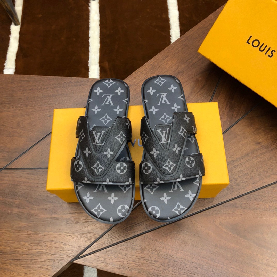 Men L*ouis V*uittonTop Slippers