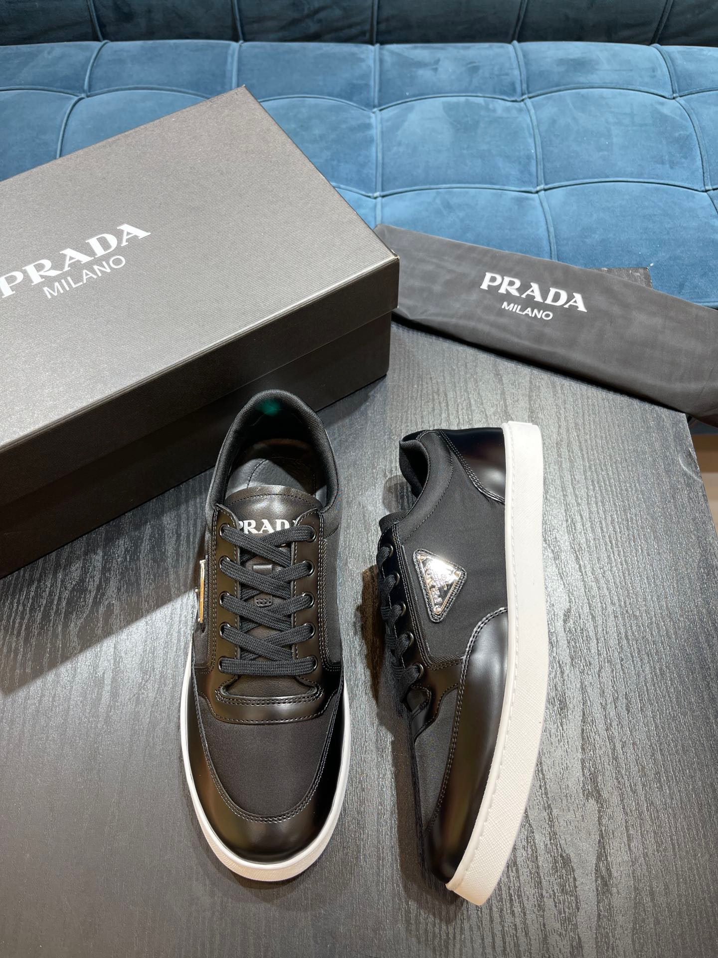 Men P*rada Top Sneaker