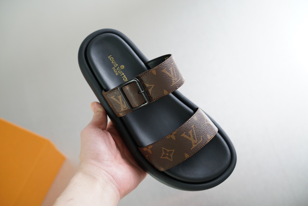 Men L*ouis V*uitton Top Slippers