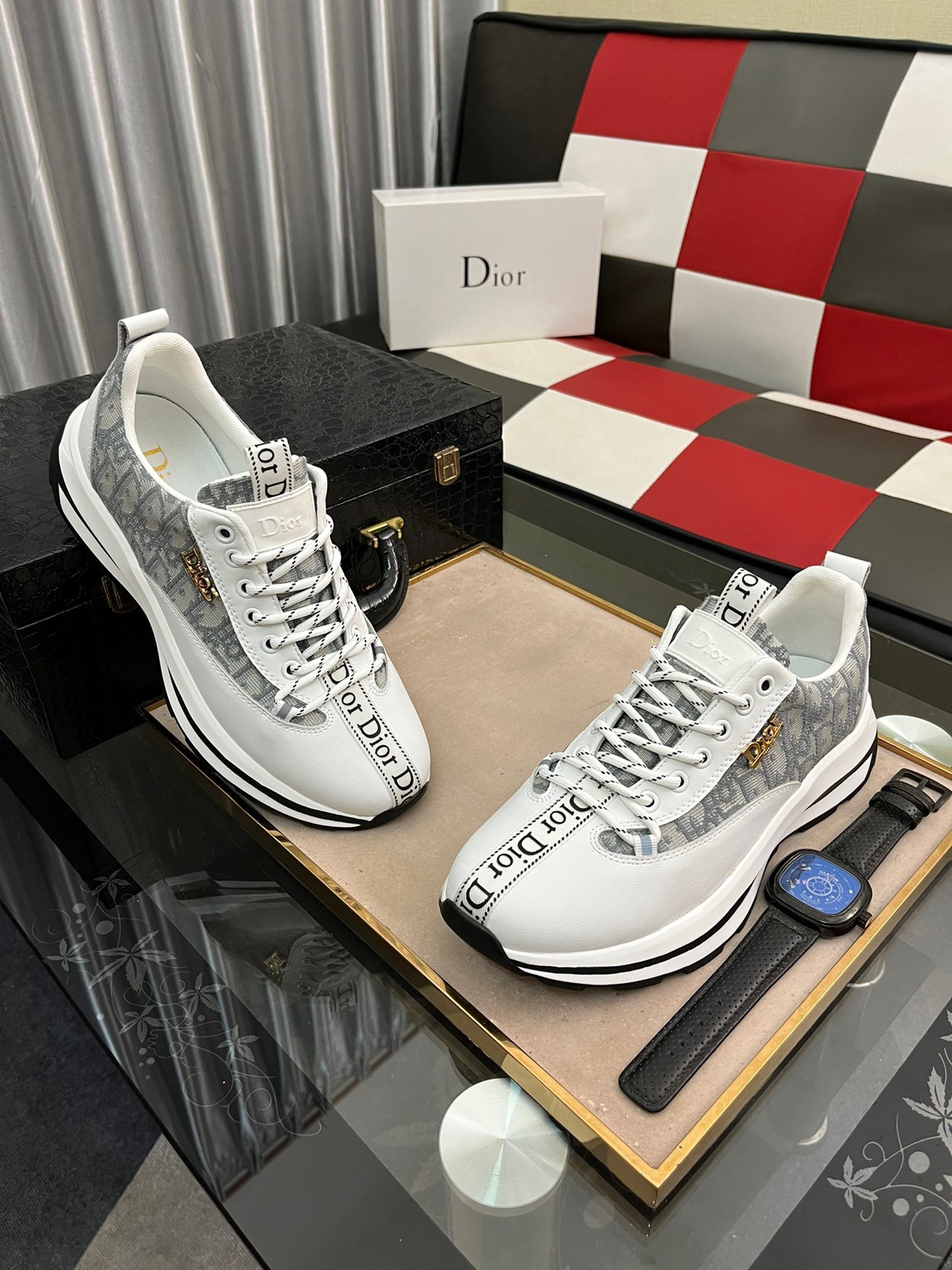 Men D*ior b30 Top Sneaker