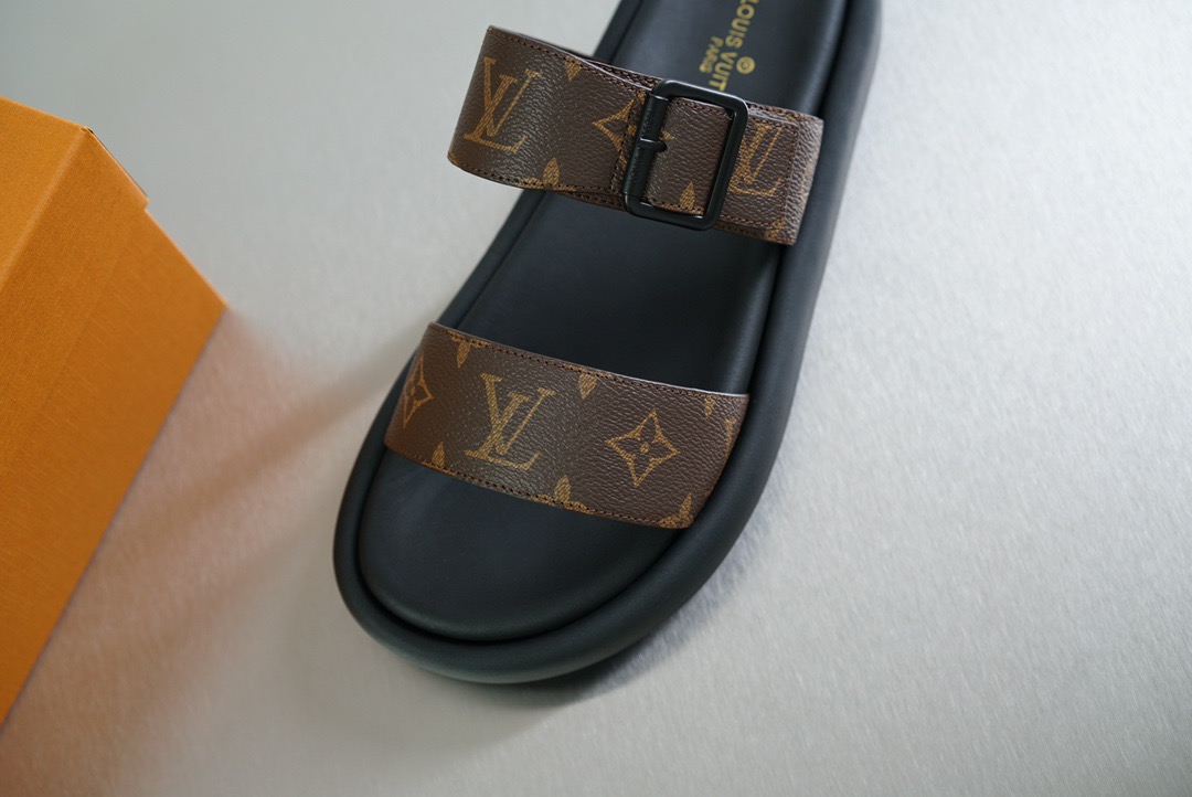 Men L*ouis V*uitton Top Slippers