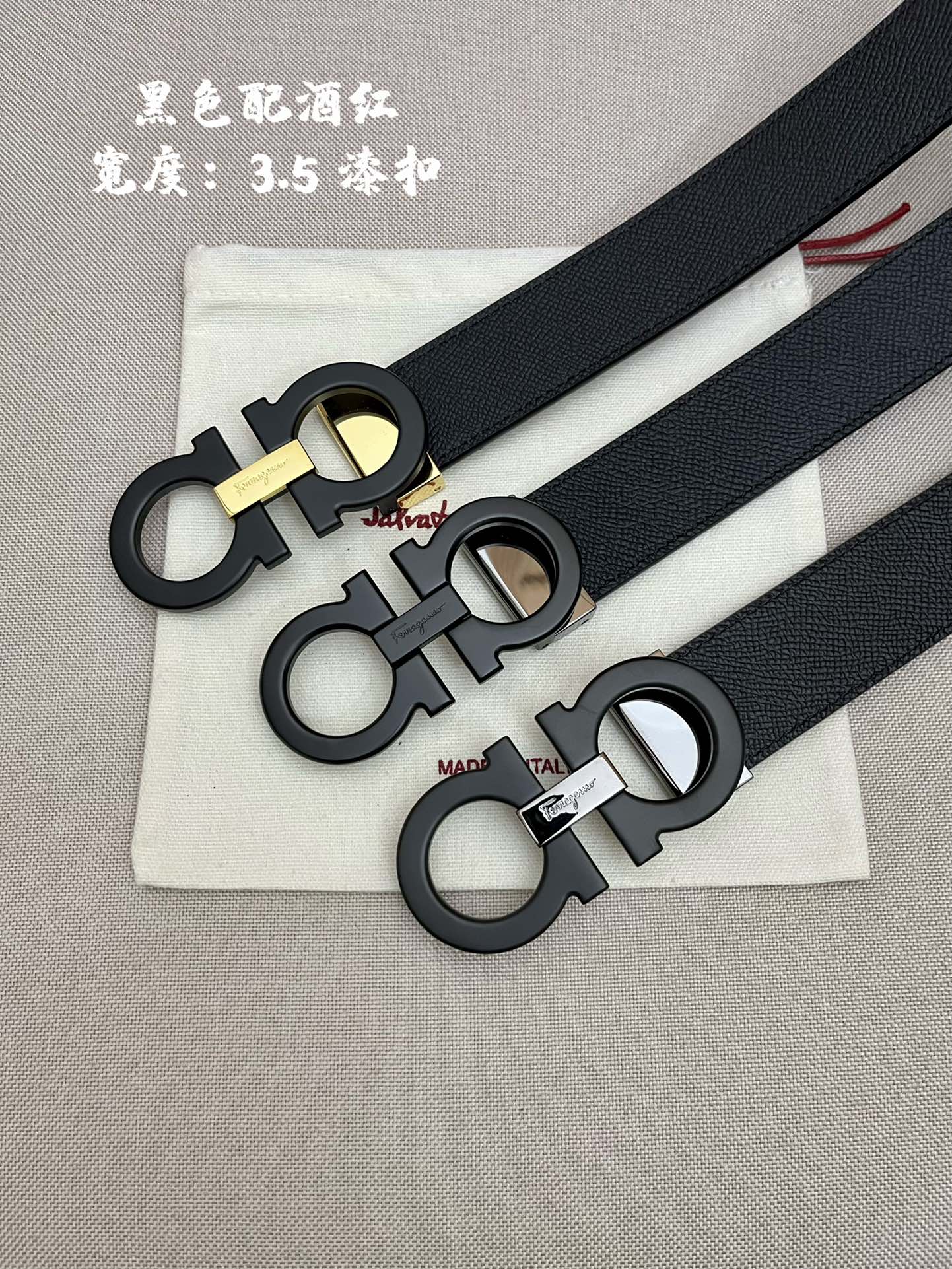 F*erragamo Belts Top Quality 35MM