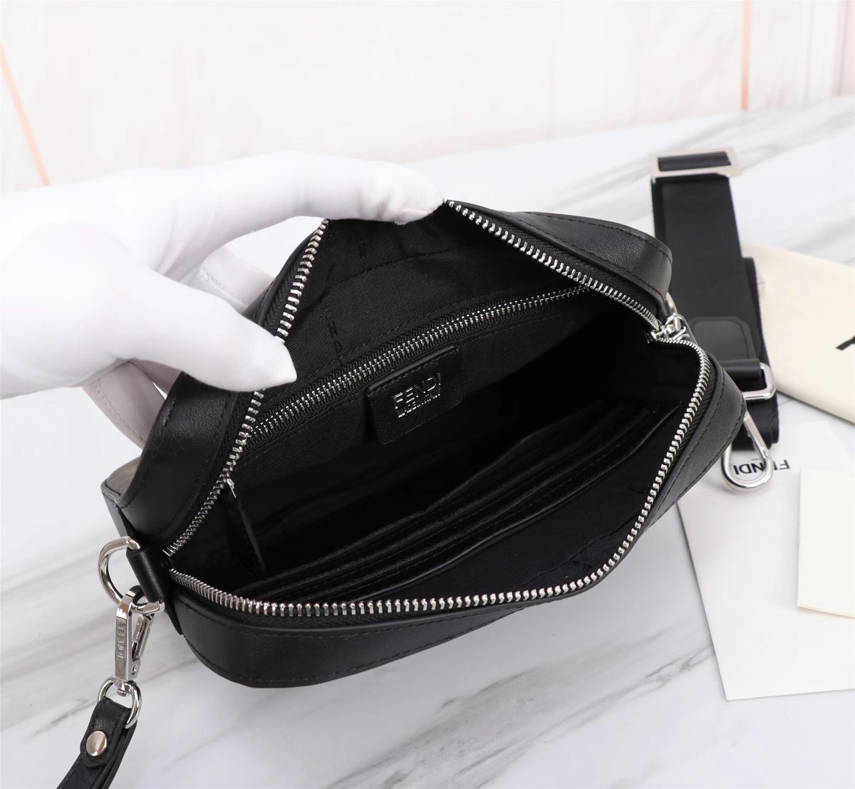 F*endi Bag Top Quality 23*16*5CM