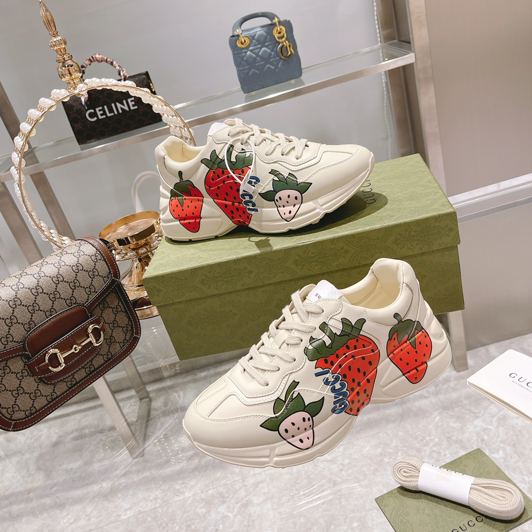 Men Women G*ucci Top Sneaker