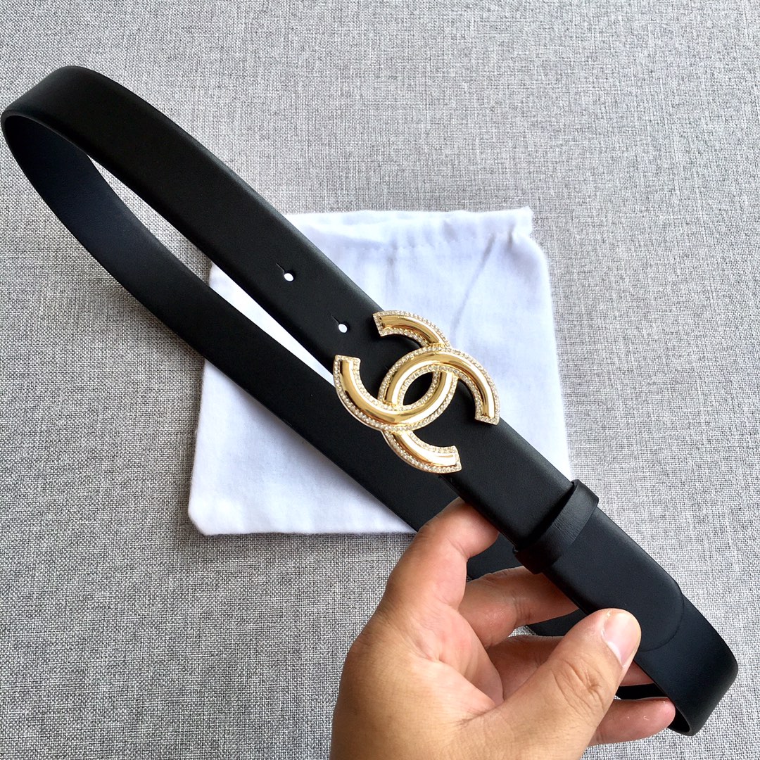 C*hanel Belts Top Quality 30MM