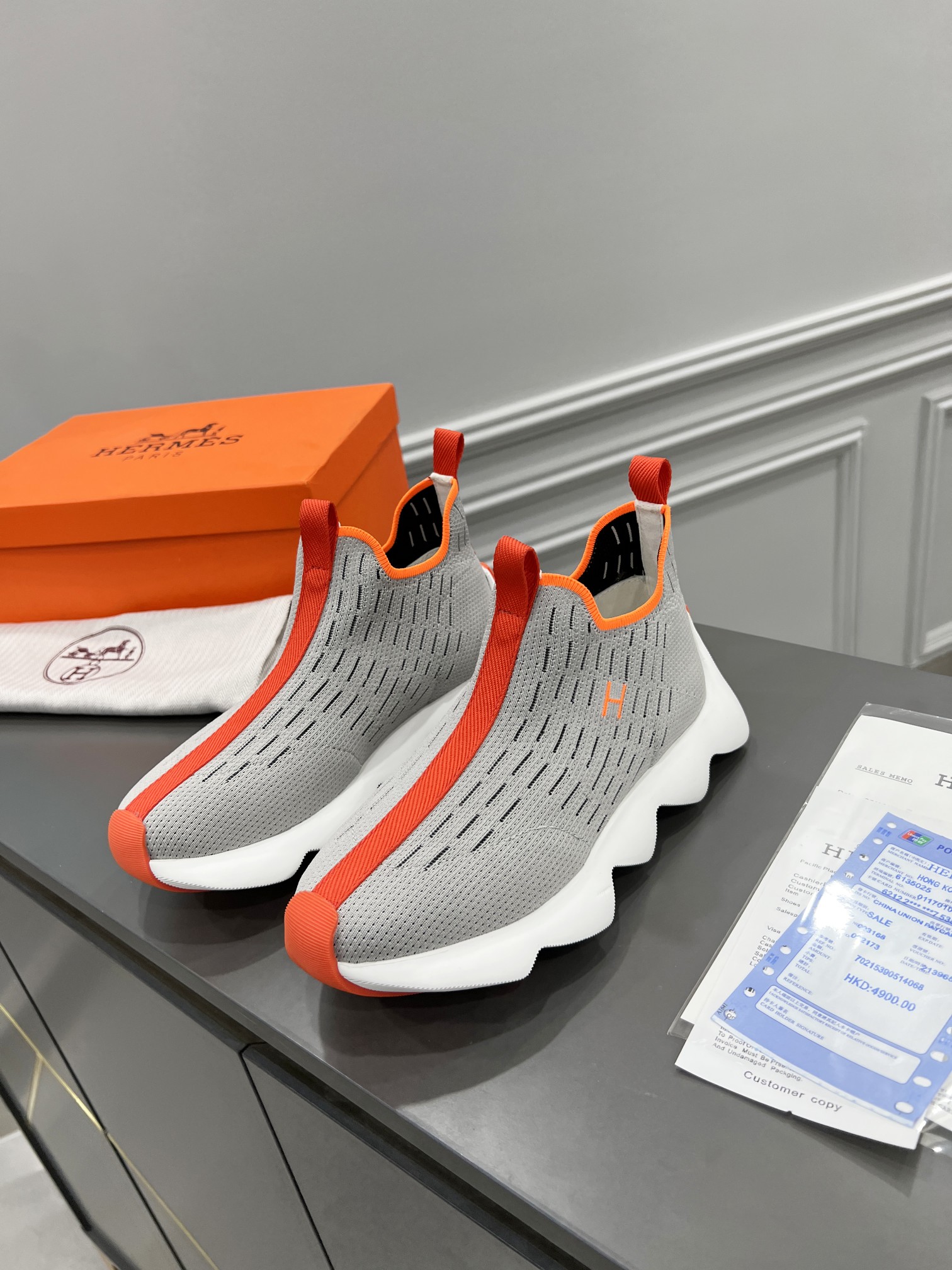 Women H*ermes Top Sneaker