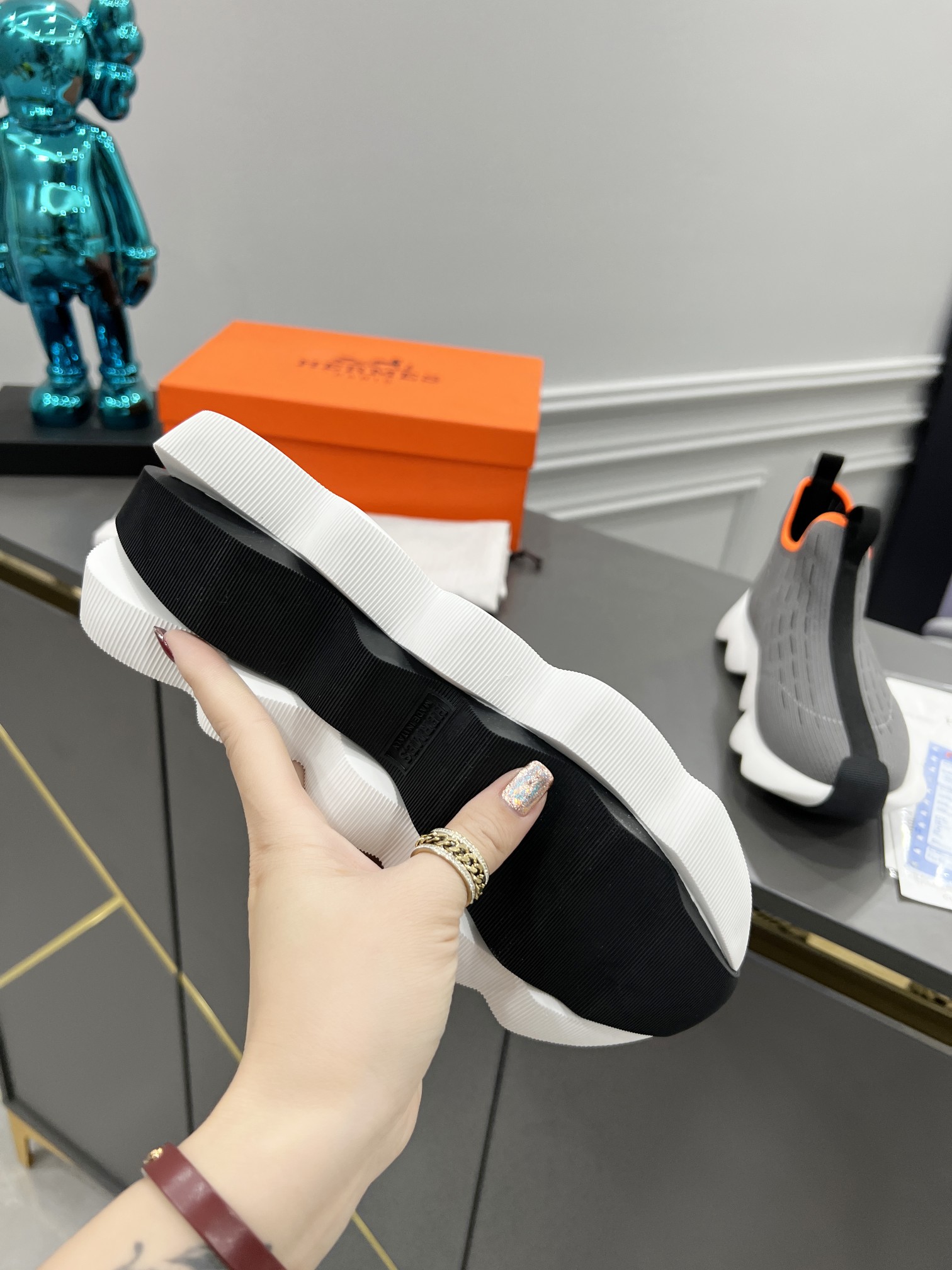 Women H*ermes Top Sneaker