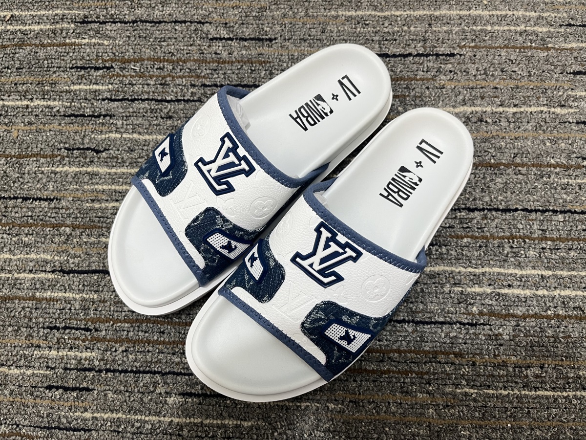 Men L*ouis V*uitton Top Slippers