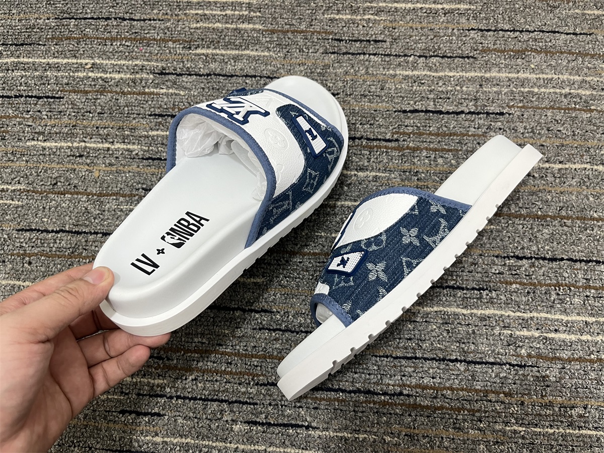 Men L*ouis V*uitton Top Slippers