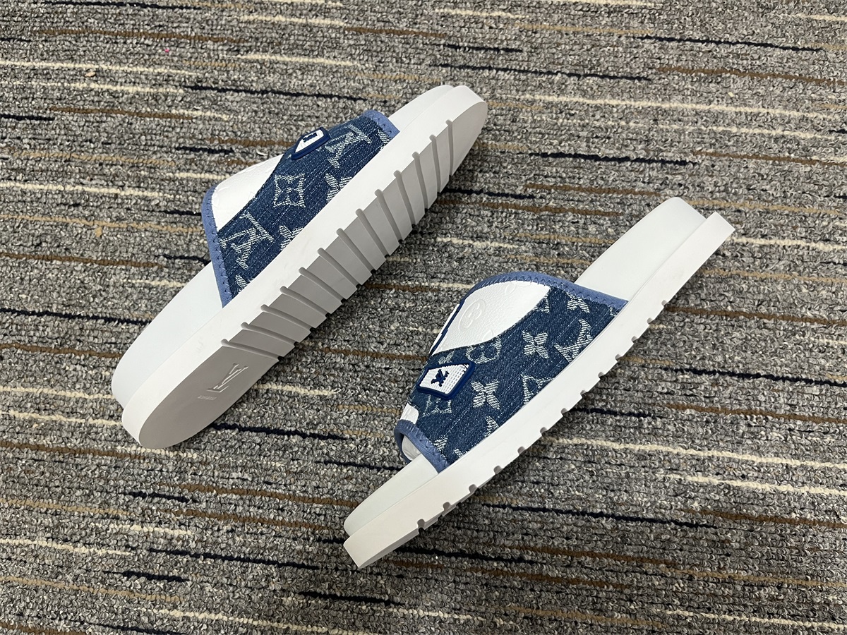 Men L*ouis V*uitton Top Slippers
