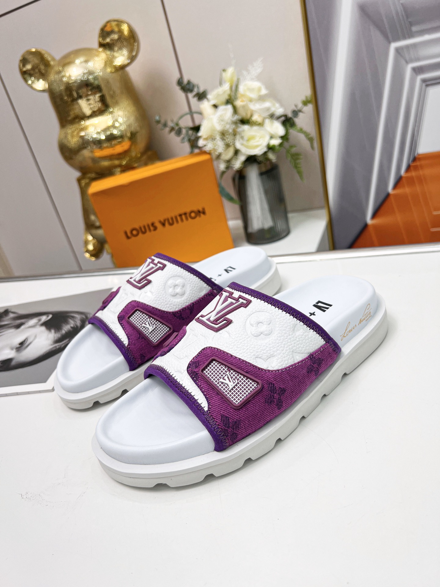 Men Women L*ouis V*uitton Slippers Maikesneakers