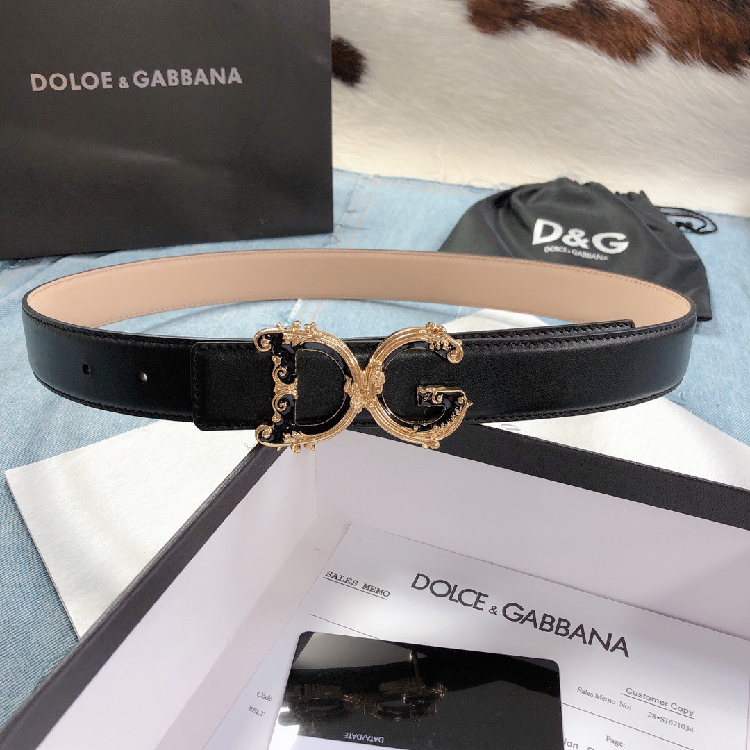 D&G Belts 30MM Maikesneakers