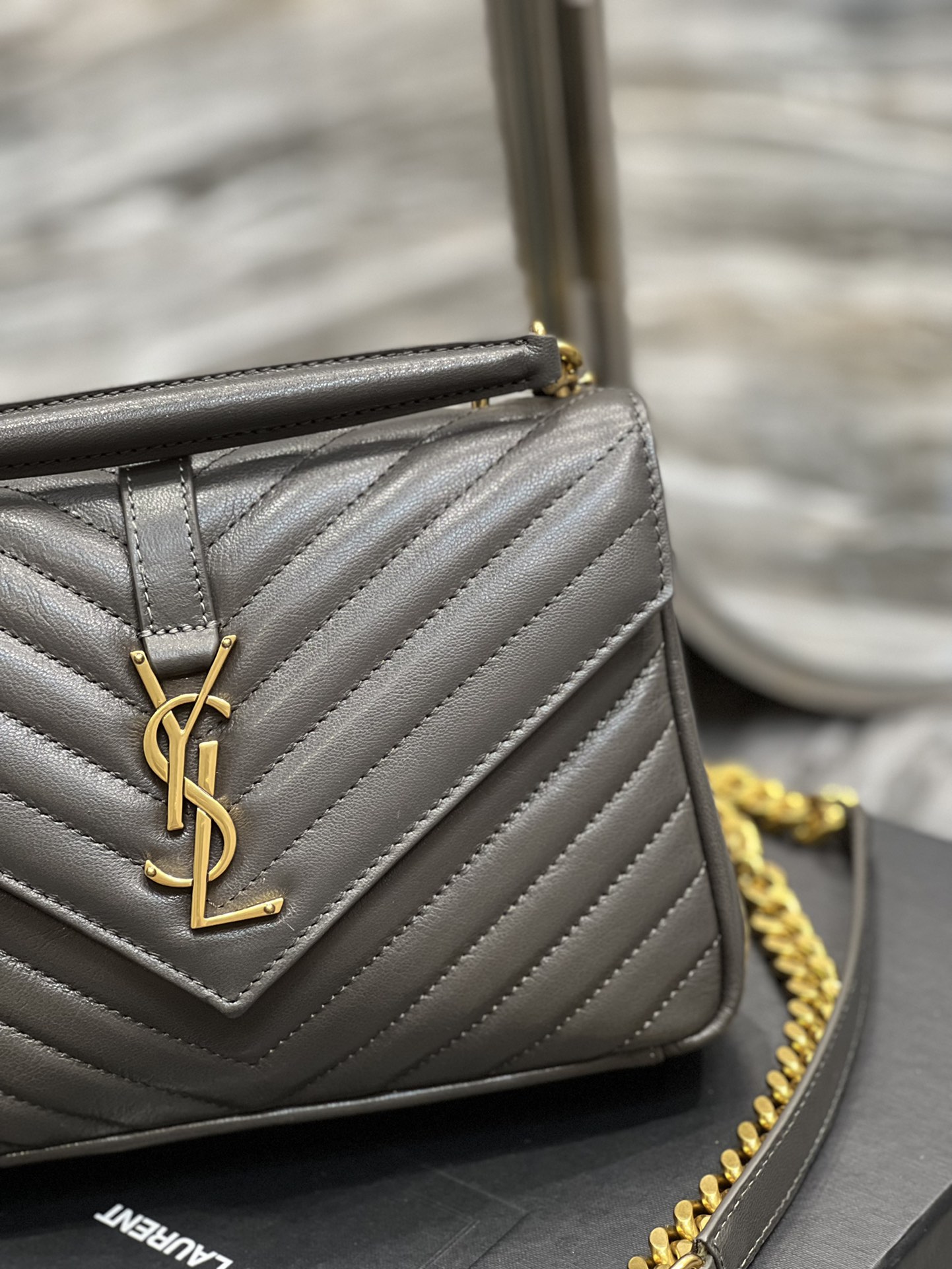 Y*SL Bag Top Quality 24*17*6CM