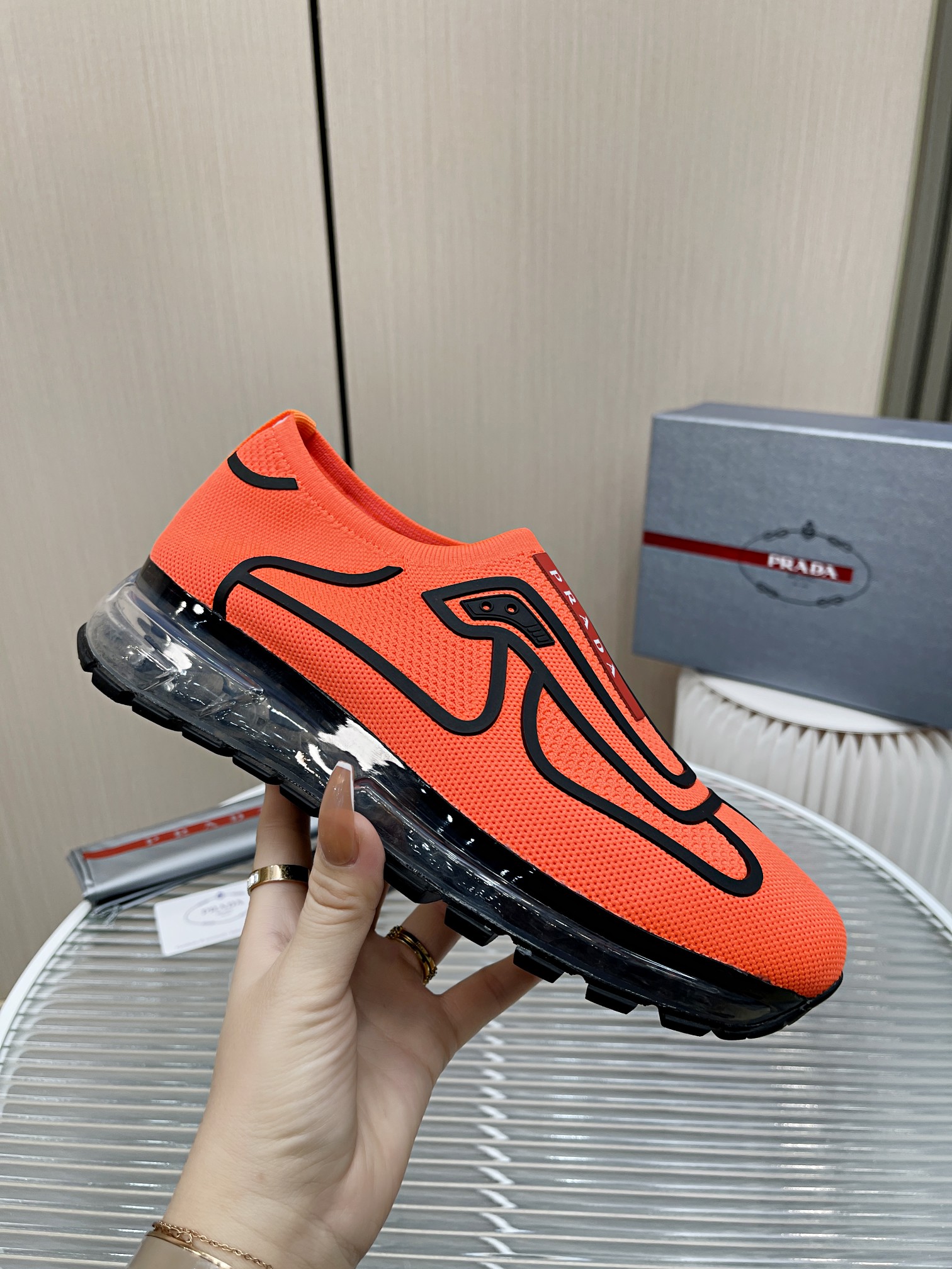 Men Women P*rada Top Sneaker ( )