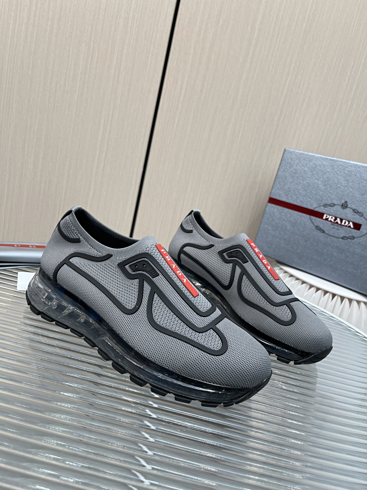 Men P*rada Top Sneaker ( )