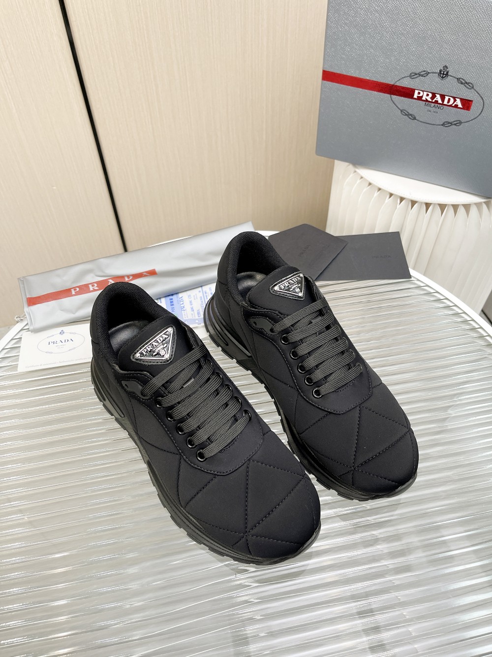 Men P*rada Top Sneaker （ ）