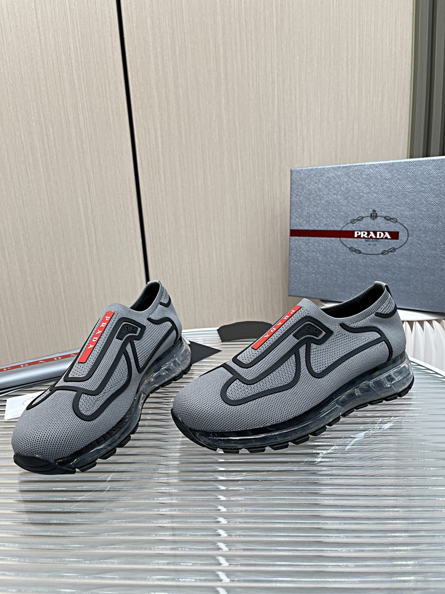 Men P*rada Top Sneaker ( )