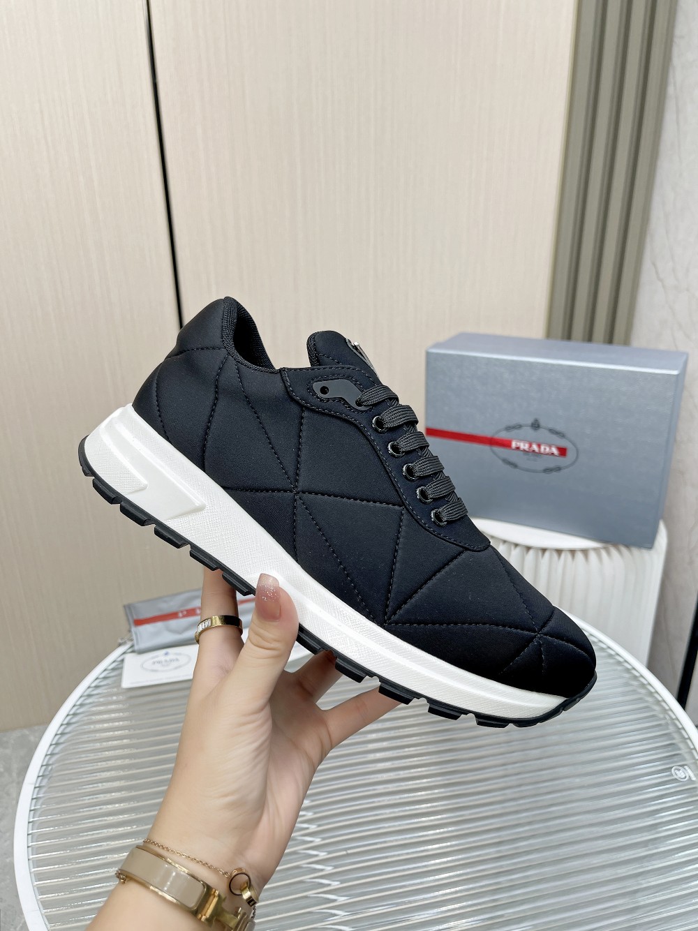 Men P*rada Top Sneaker ( )