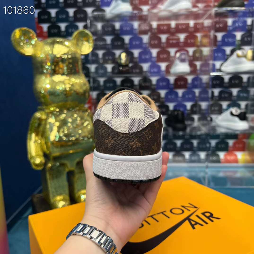 Men Women L*ouis V*uitton x NIKE Air Jordan 1 Sneakers Maikesneakers