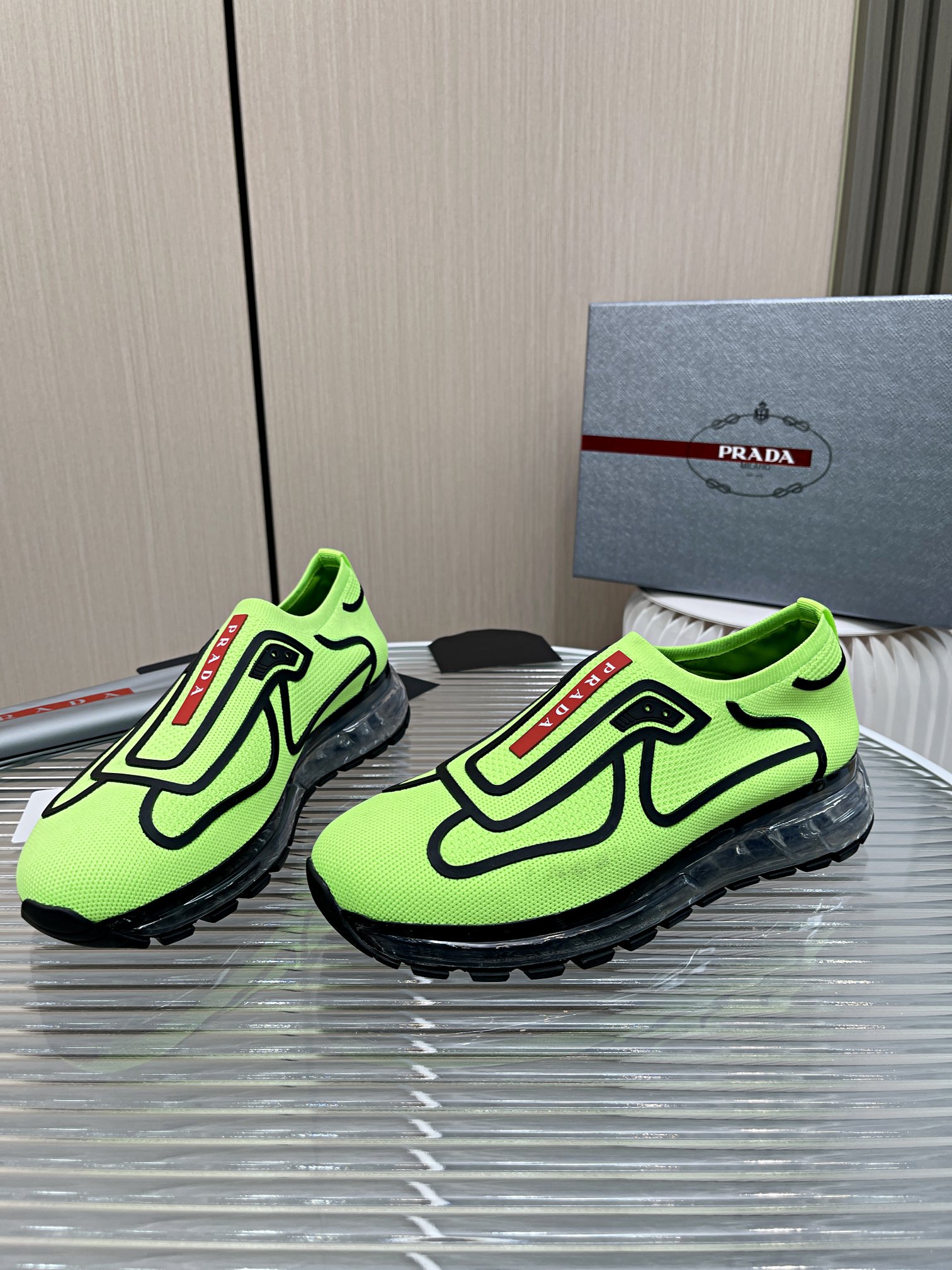 Men P*rada Top Sneaker ( )