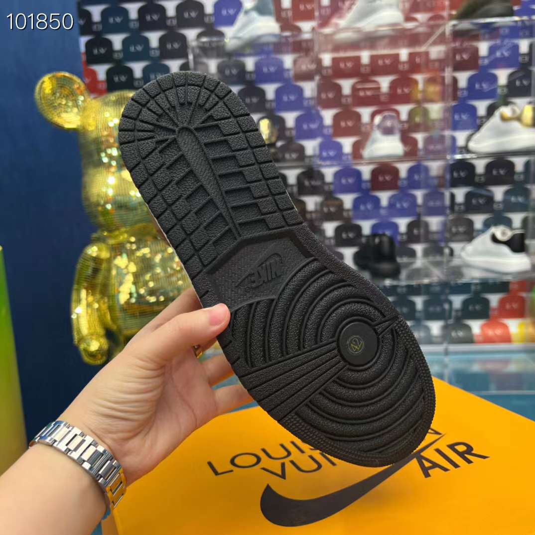 Men Women L*ouis V*uitton x NIKE Air Jordan 1 Sneakers Maikesneakers
