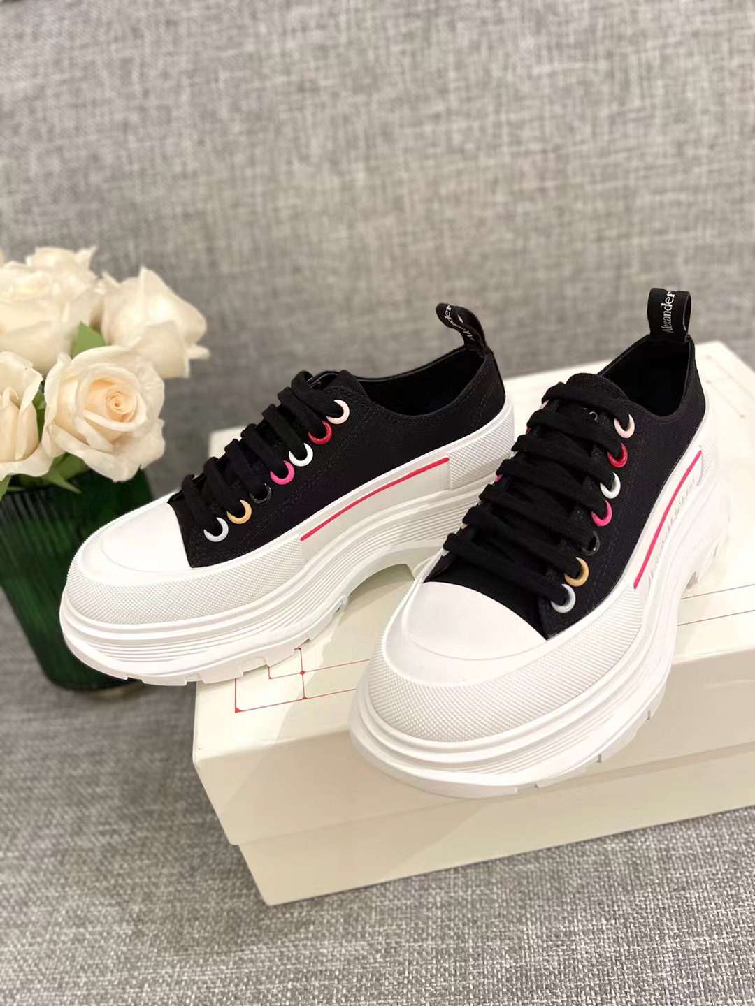 Men Women A*lexander M*cqueen Top Sneaker （ ）