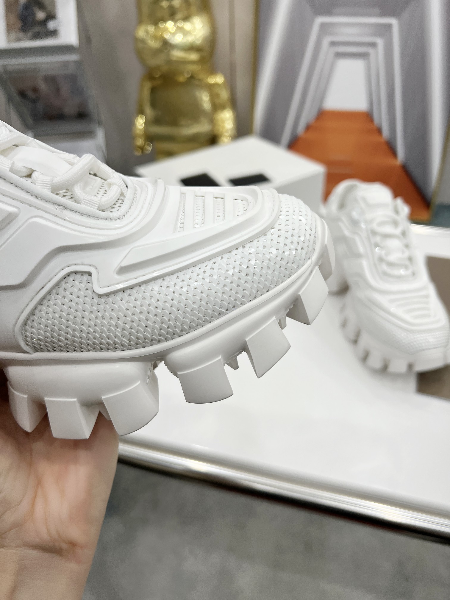 Men P*rada Top Sneaker ( )