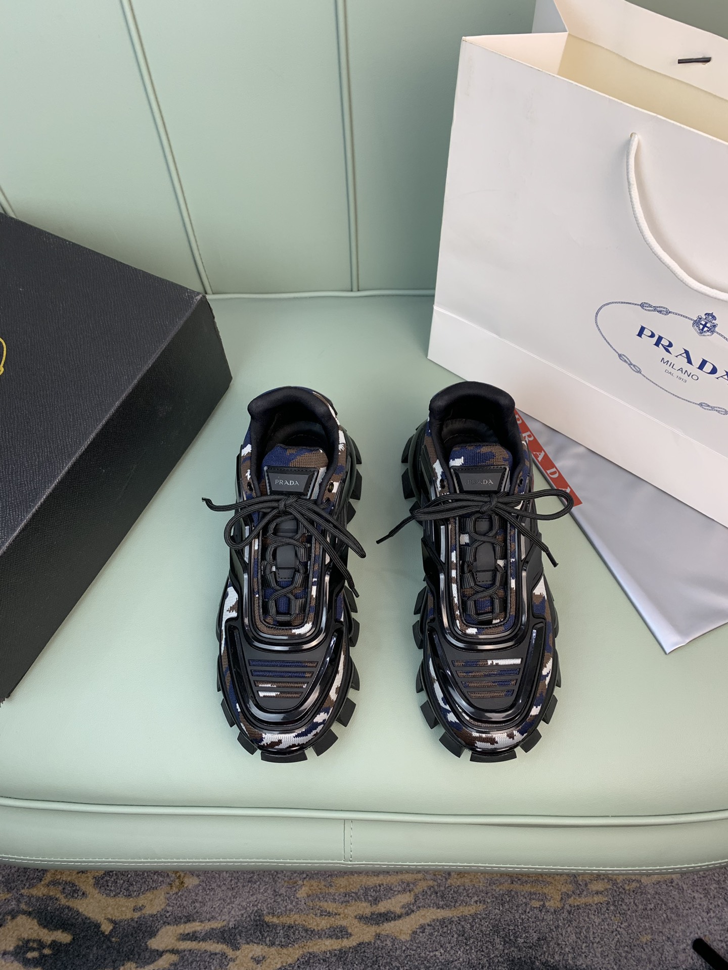 Men P*rada Top Sneaker ( )