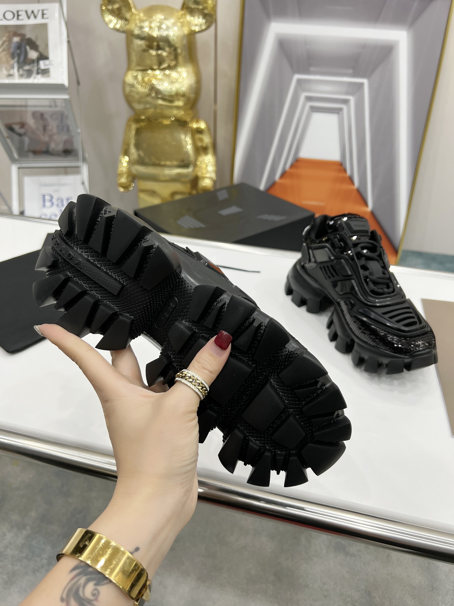 Men P*rada Top Sneaker ( )