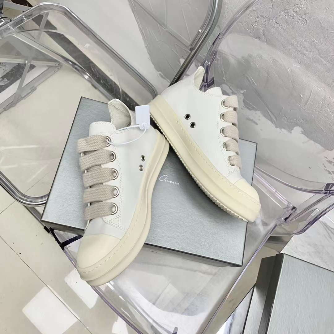 Men Women R*ick O*wens Top Sneaker