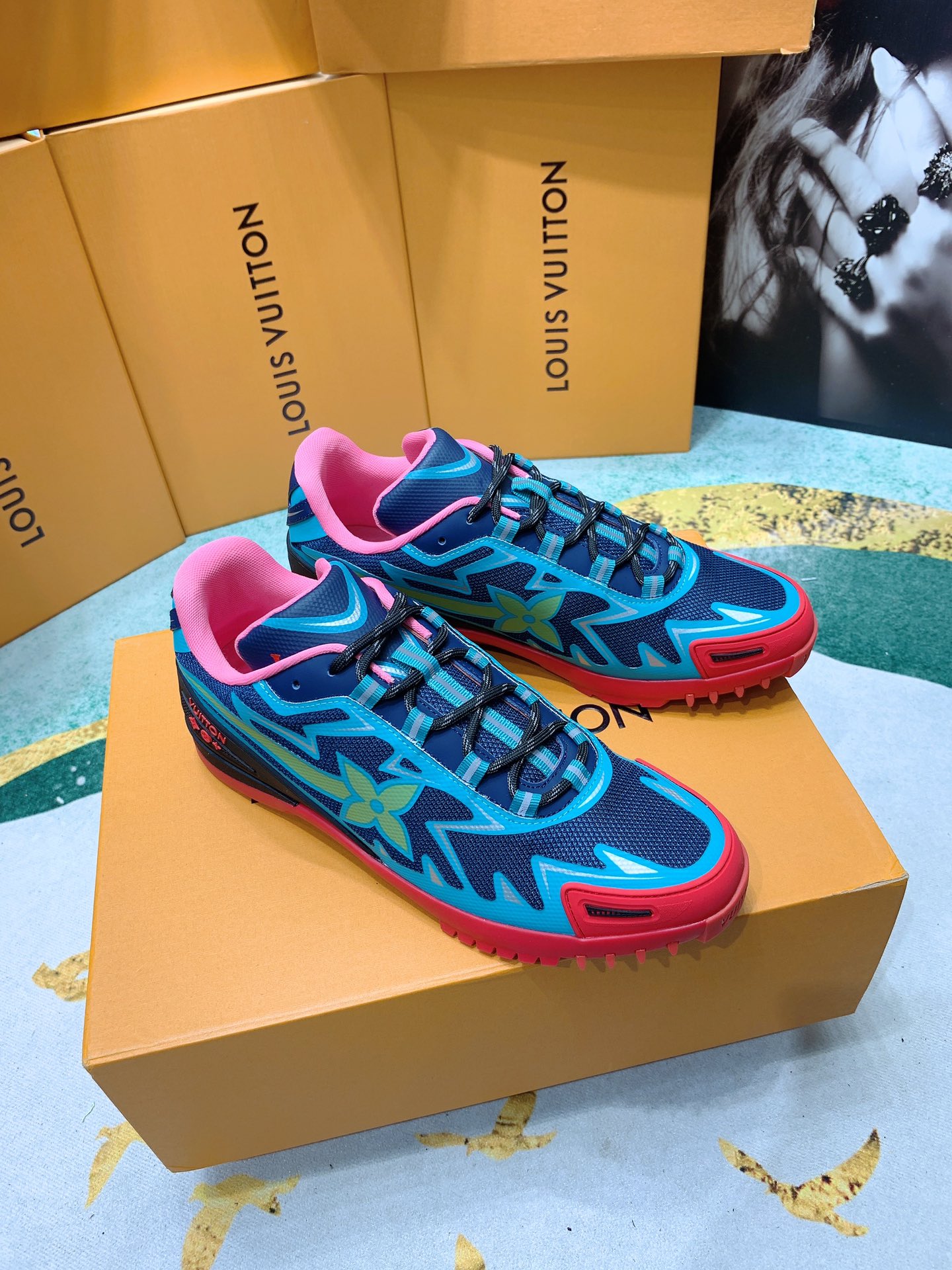 Men Women L*ouis V*uitton Top Sneaker Maikesneakers