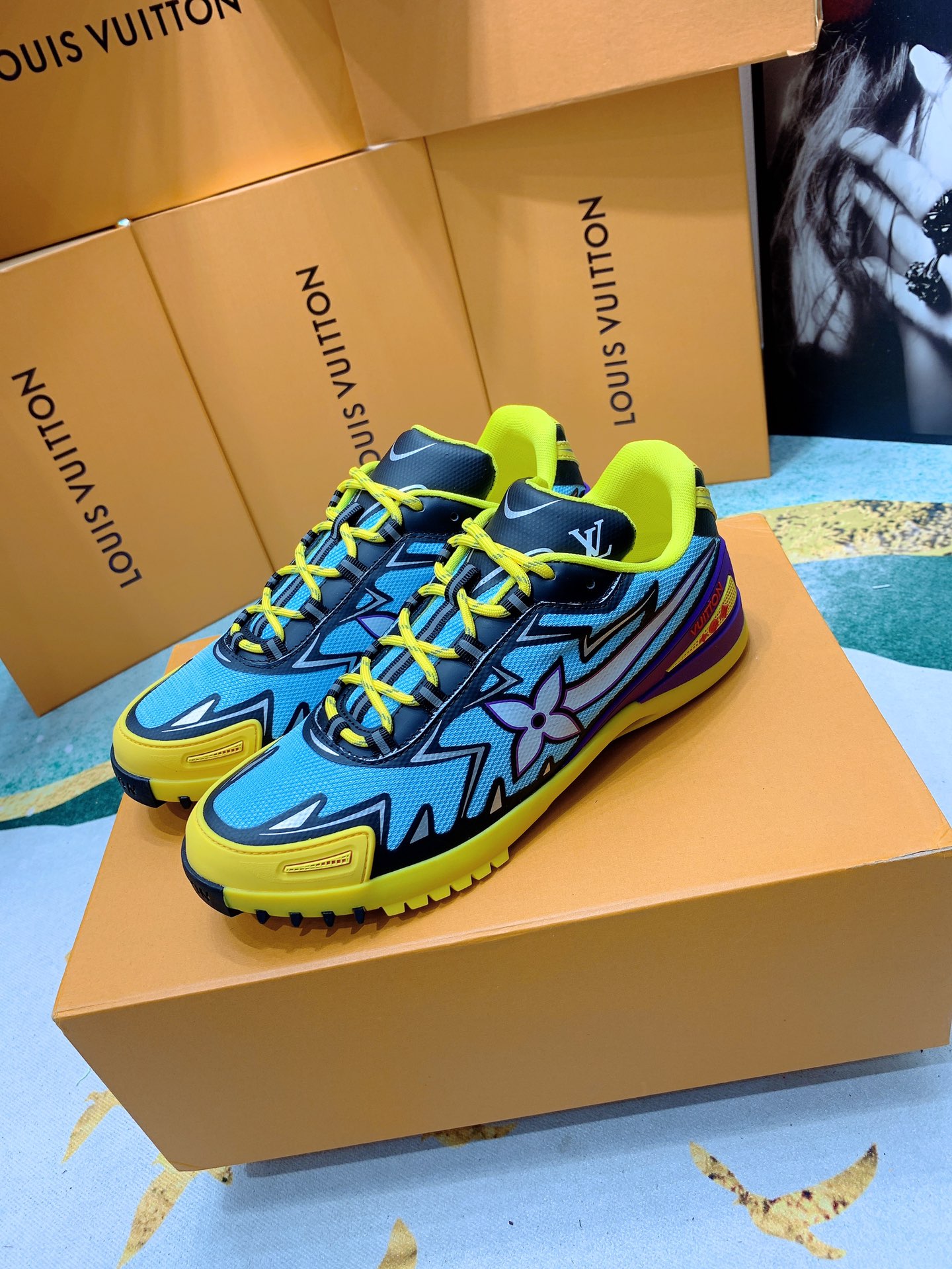 Men Women L*ouis V*uitton Top Sneaker Maikesneakers