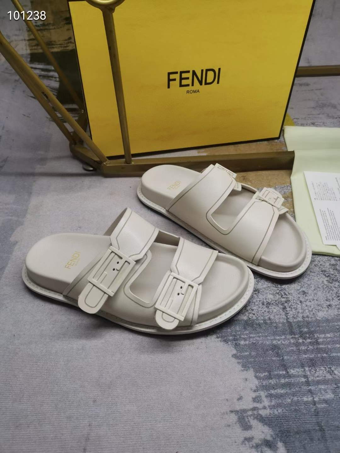 Women Men F*endi Top Sandals ( )